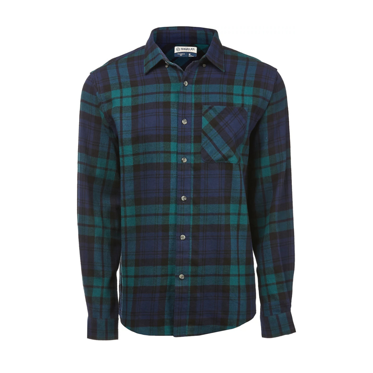 Camisa Magellan De Franela 100% Original Manga Larga Hombre