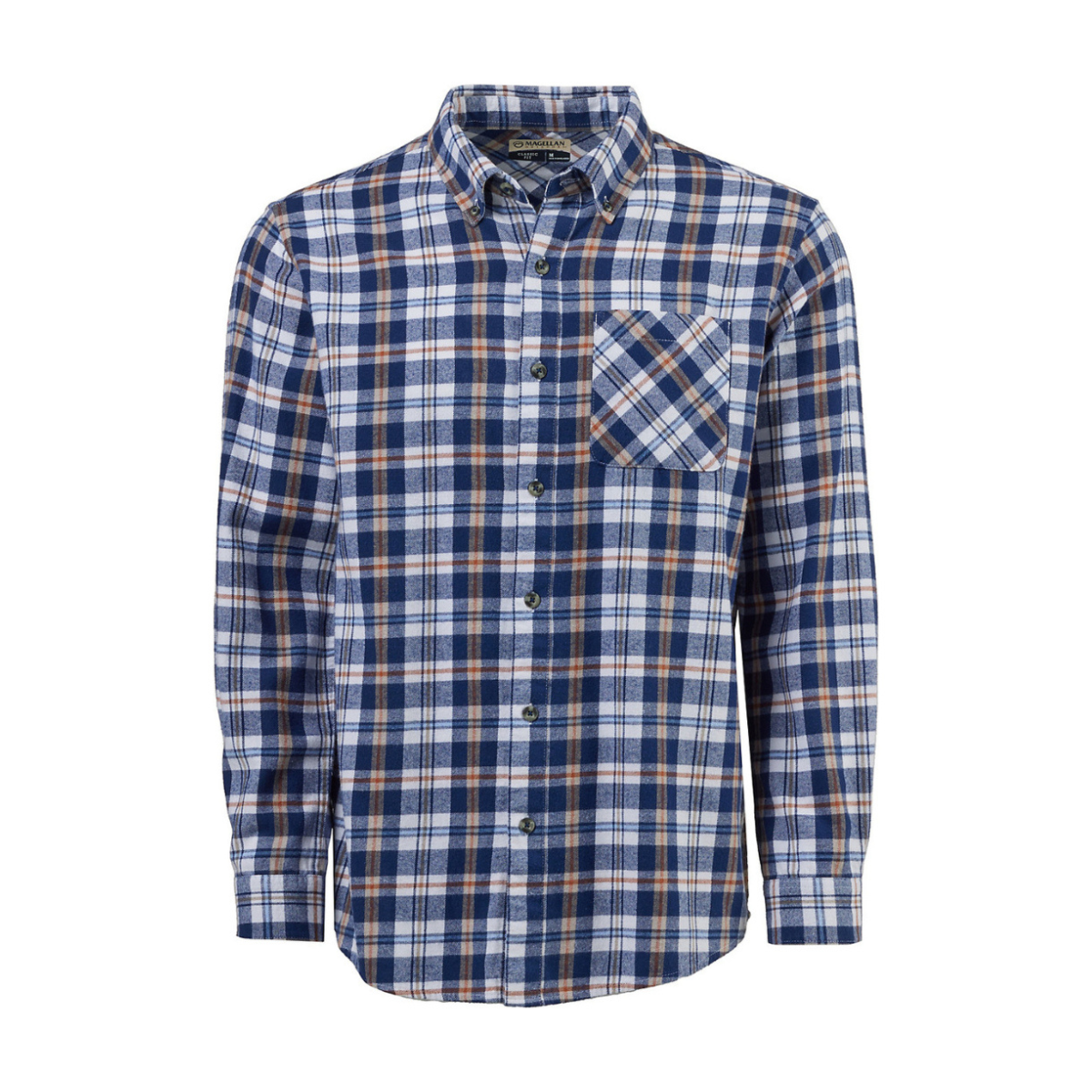 Camisa Magellan De Franela 100% Original Manga Larga Hombre
