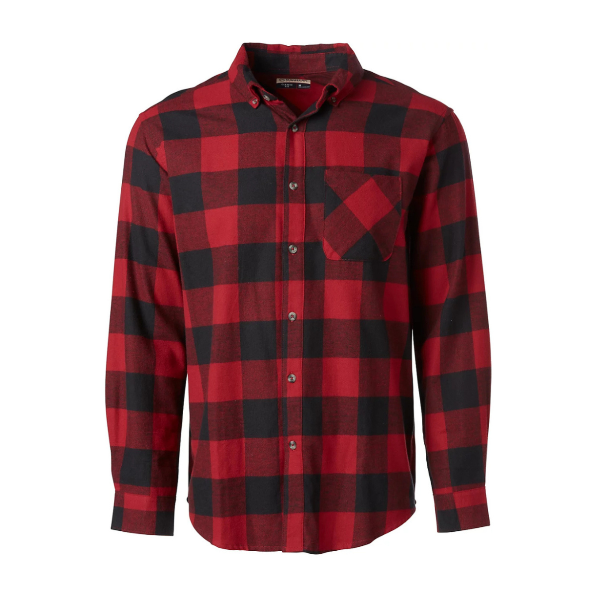 Camisa Magellan De Franela 100% Original Manga Larga Hombre
