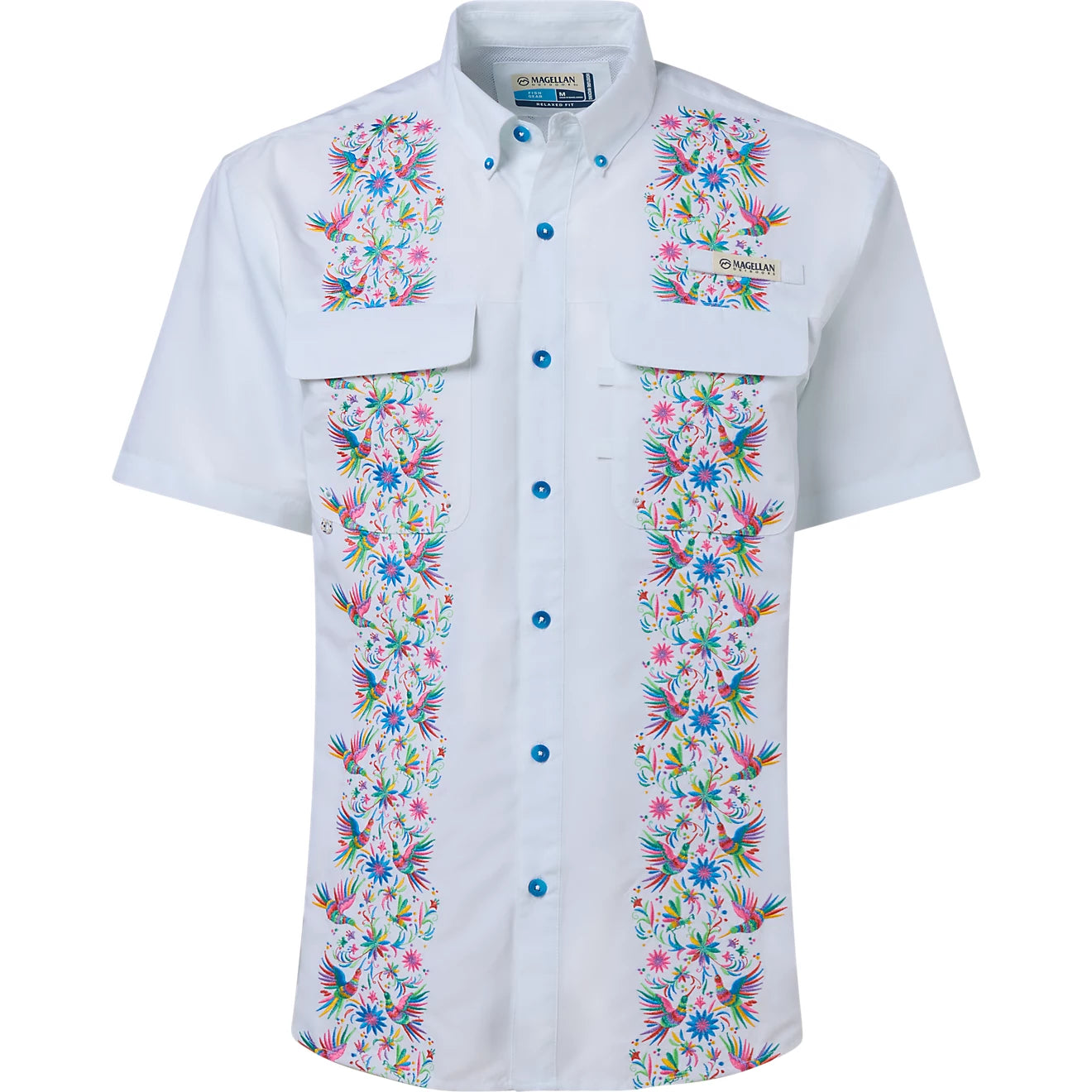Camisa Magellan Talavera Y Flores UPF 25 Manga Corta Hombre