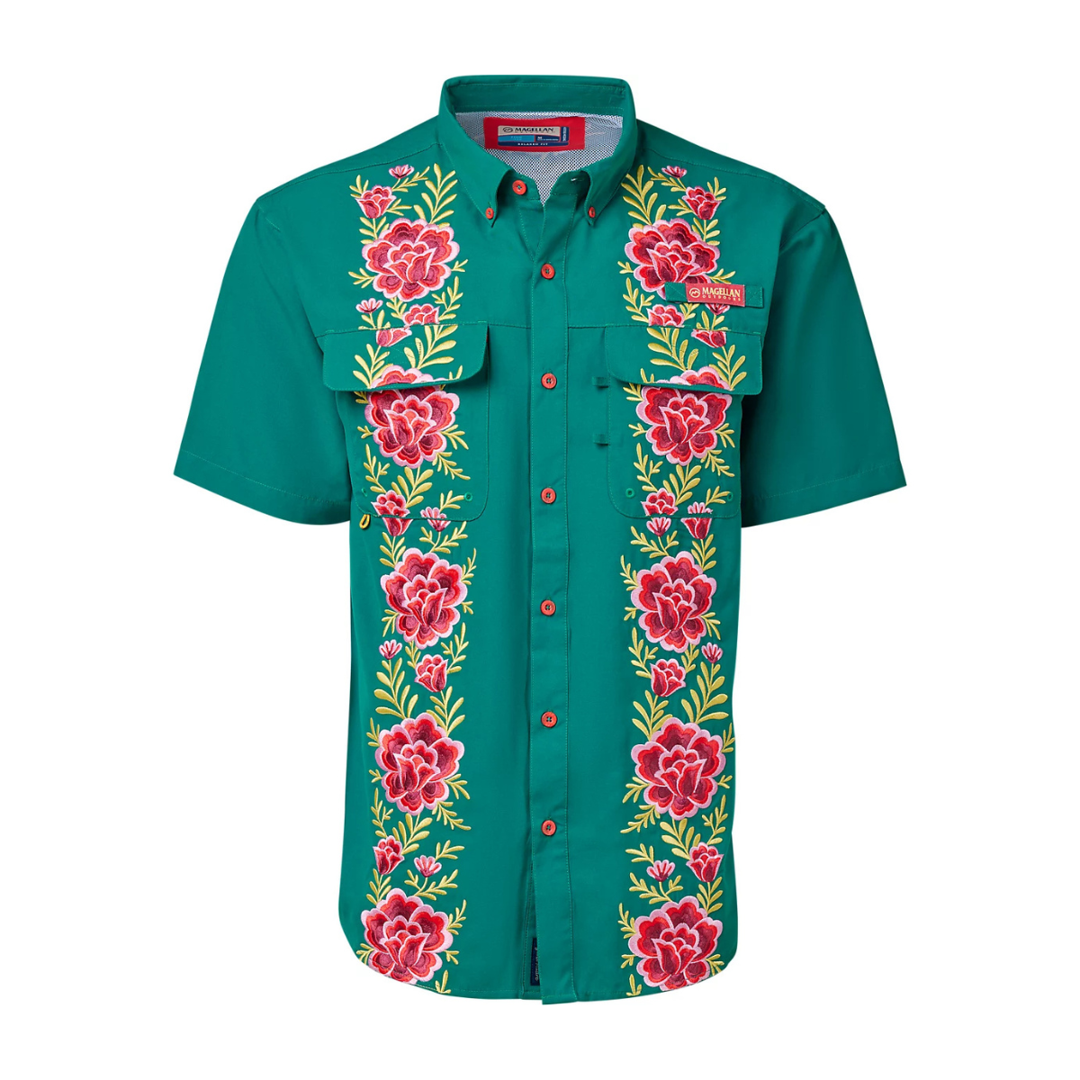 Camisa Magellan Talavera Y Flores UPF 25 Manga Corta Hombre