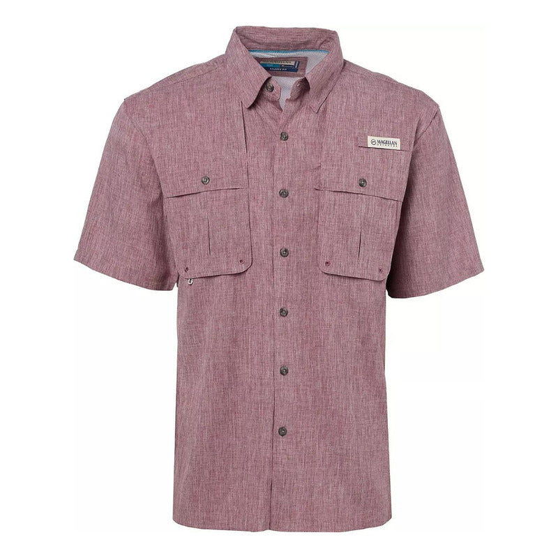 Camisa Magellan Aransas Pass Heather UPF 30 Manga Corta Hombre