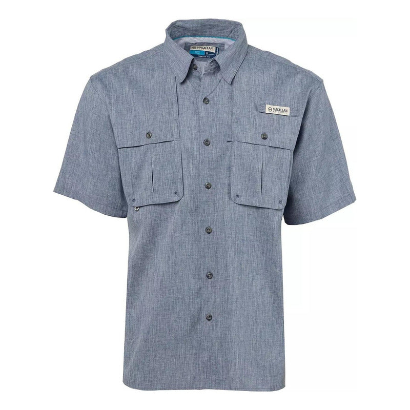 Camisa Magellan Aransas Pass Heather UPF 30 Manga Corta Hombre