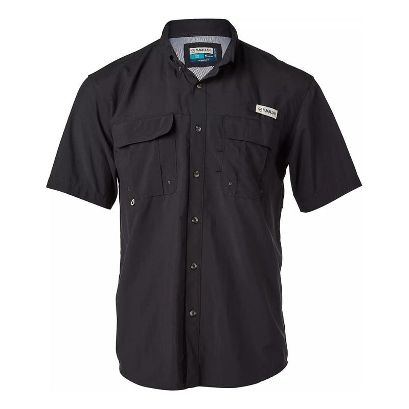 Camisa Magellan Laguna Madre Tallas Extras UPF 30 Manga Corta Hombre