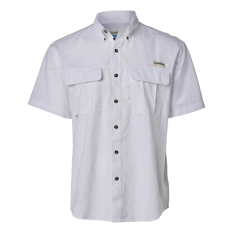 Camisa Magellan Laguna Madre Tallas Extras UPF 30 Manga Corta Hombre