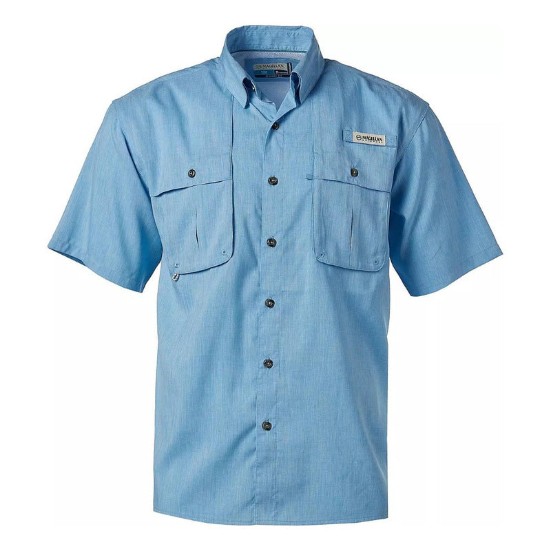 Camisa Magellan Aransas Pass Heather UPF 30 Manga Corta Hombre