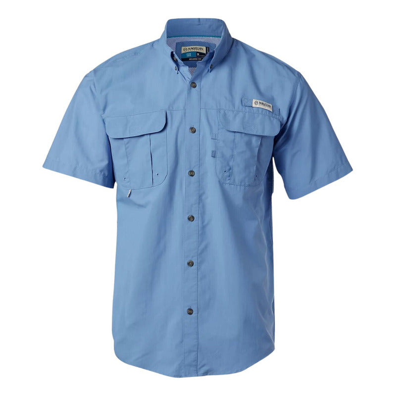 Camisa Magellan Laguna Madre Tallas Extras UPF 30 Manga Corta Hombre