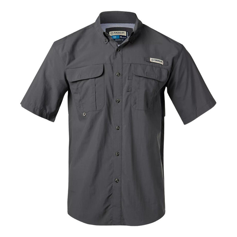 Camisa Magellan Laguna Madre Tallas Extras UPF 30 Manga Corta Hombre