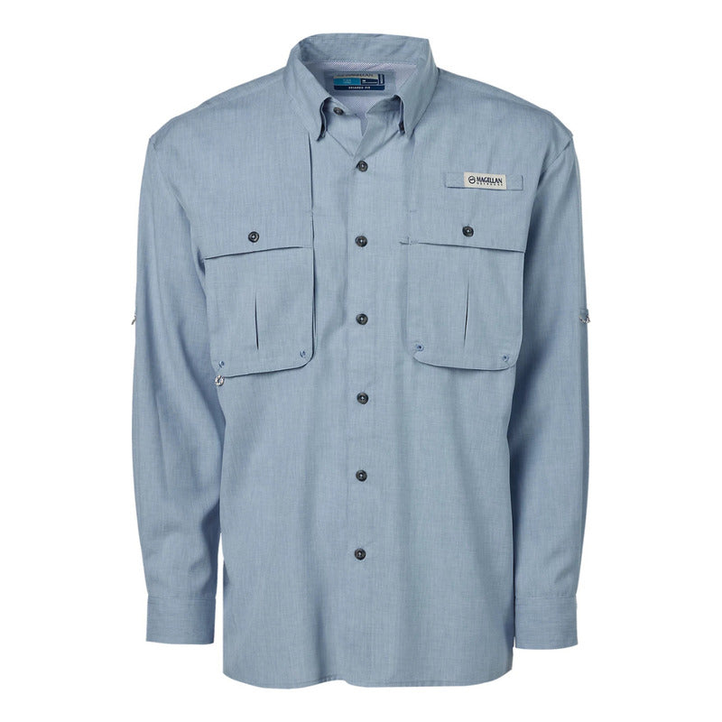 Camisa Magellan Aransas Pass Heather UPF 30 Manga Larga Hombre