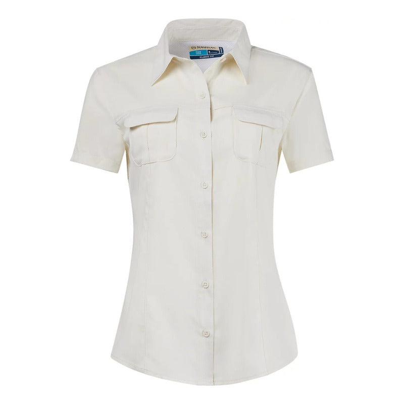 Camisa Magellan Aransas UPF 20 Manga Corta Mujer