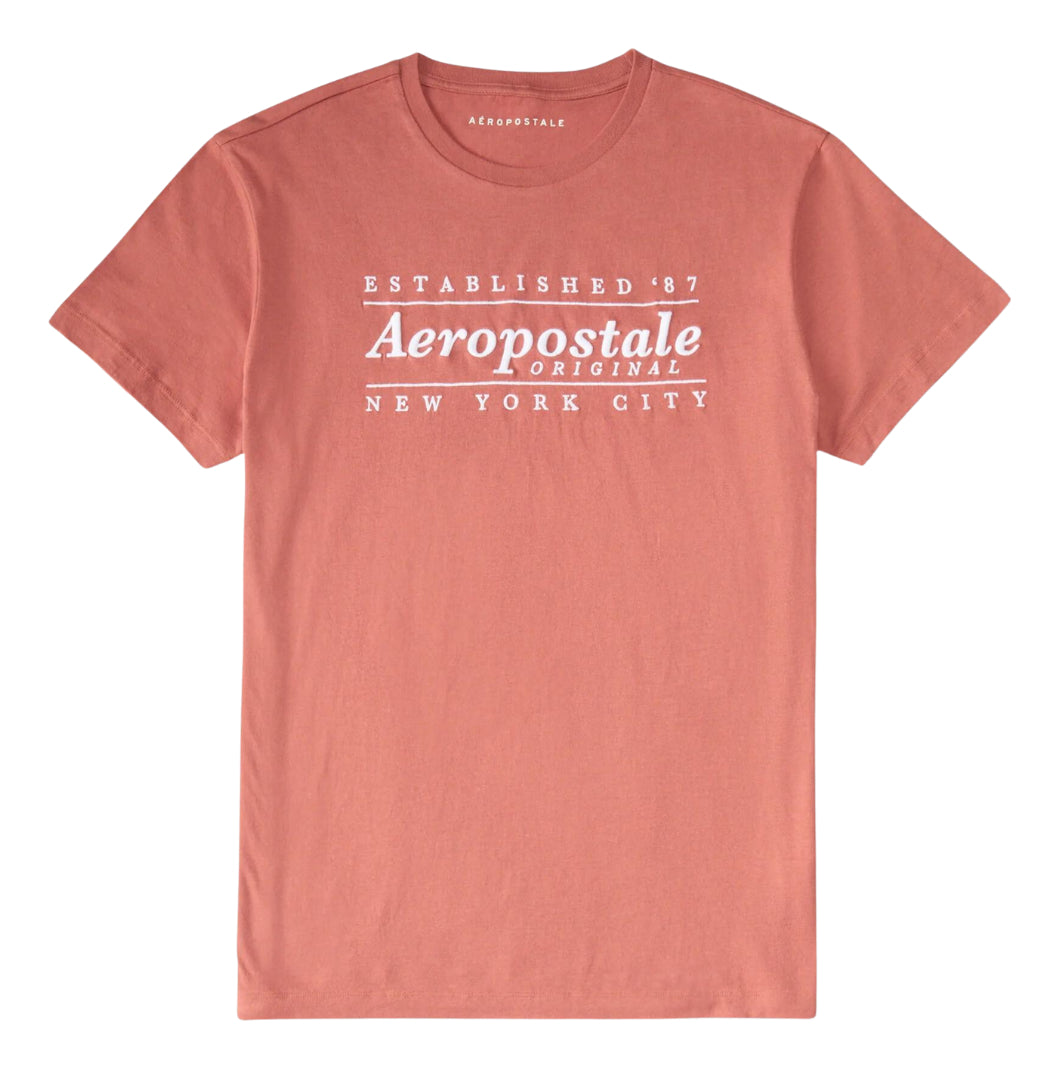 Playera Bordada Aeropostale Hombre 100% Original