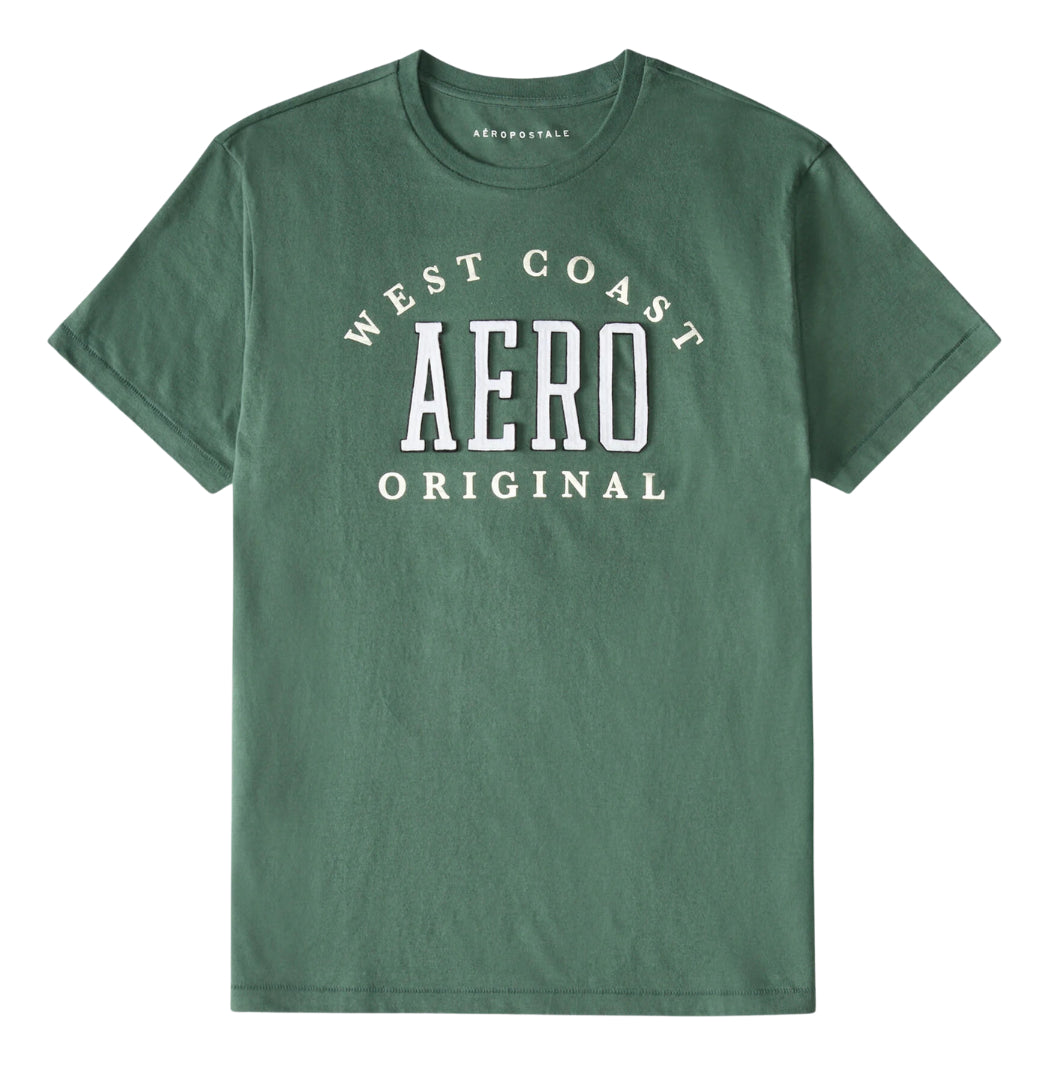 Playera Bordada Aeropostale Hombre 100% Original