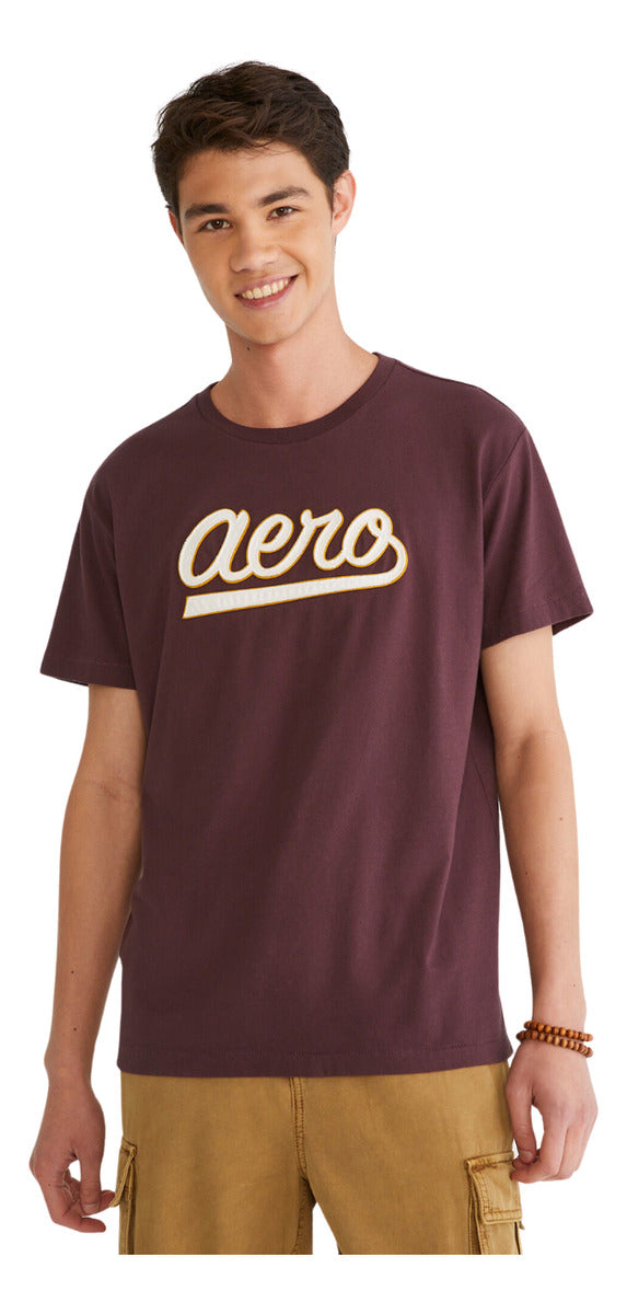Playera Bordada Aeropostale Hombre 100% Original