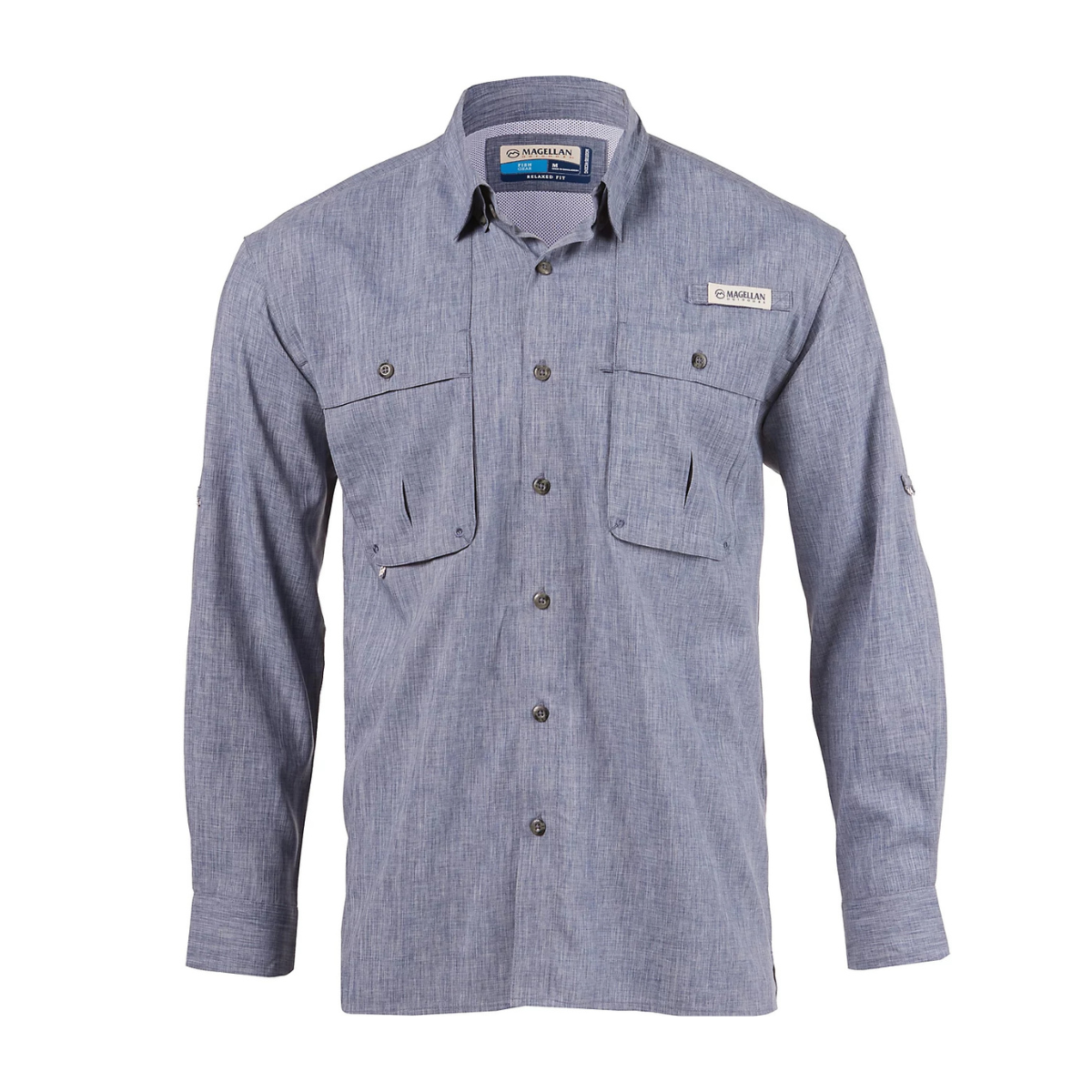 Camisa Magellan Aransas Pass Heather UPF 30 Manga Larga Hombre