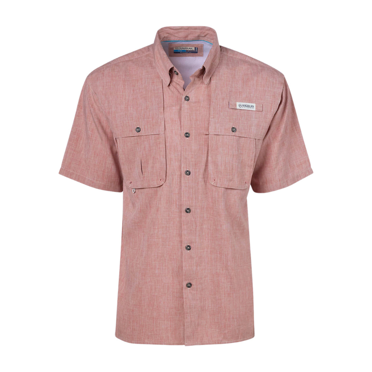 Camisa Magellan Aransas Pass Heather UPF 30 Manga Corta Hombre