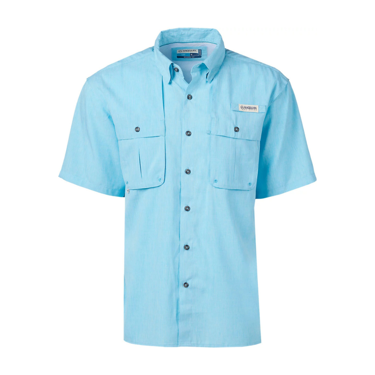 Camisa Magellan Aransas Pass Heather UPF 30 Manga Corta Hombre