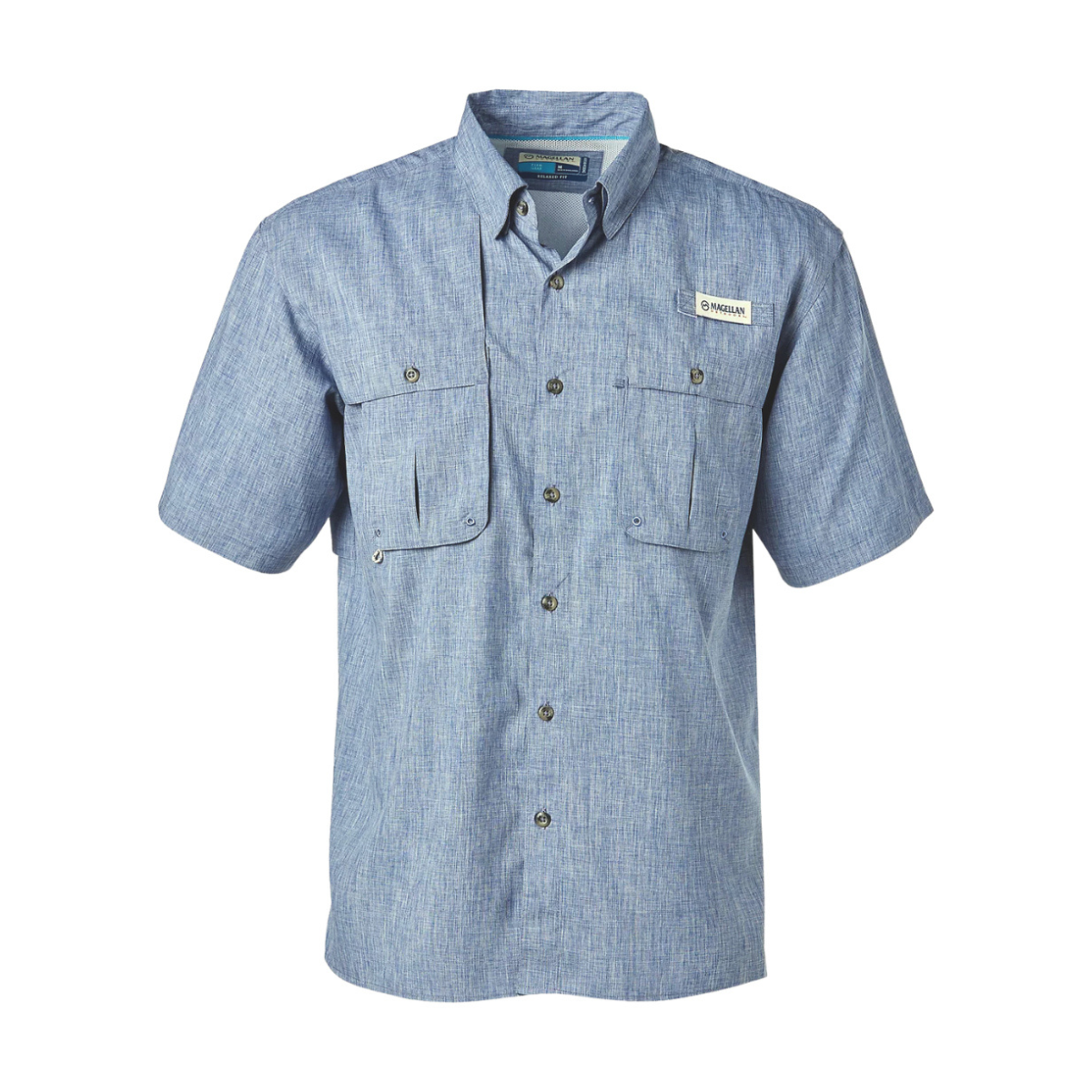 Camisa Magellan Aransas Pass Heather UPF 30 Manga Corta Hombre