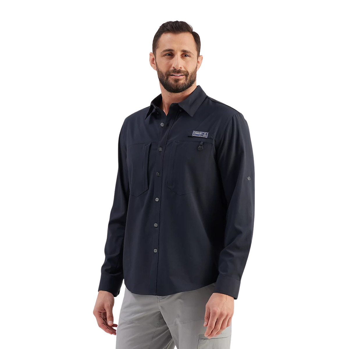Camisa Magellan Pro Fit UPF 50 Manga Larga Hombre