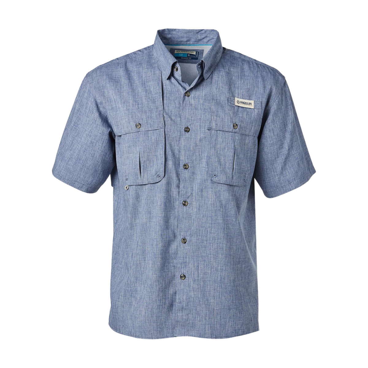 Camisa Magellan Aransas Pass Heather UPF 30 Manga Corta Hombre