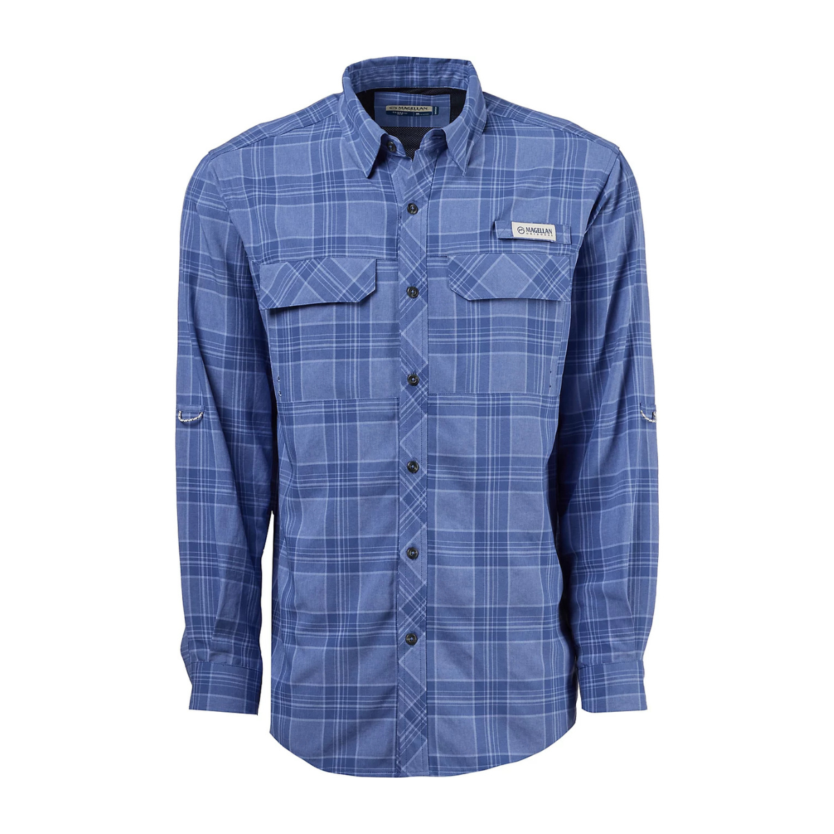Camisa Magellan Barton Creek Plaid 100% Original Manga Larga Hombre