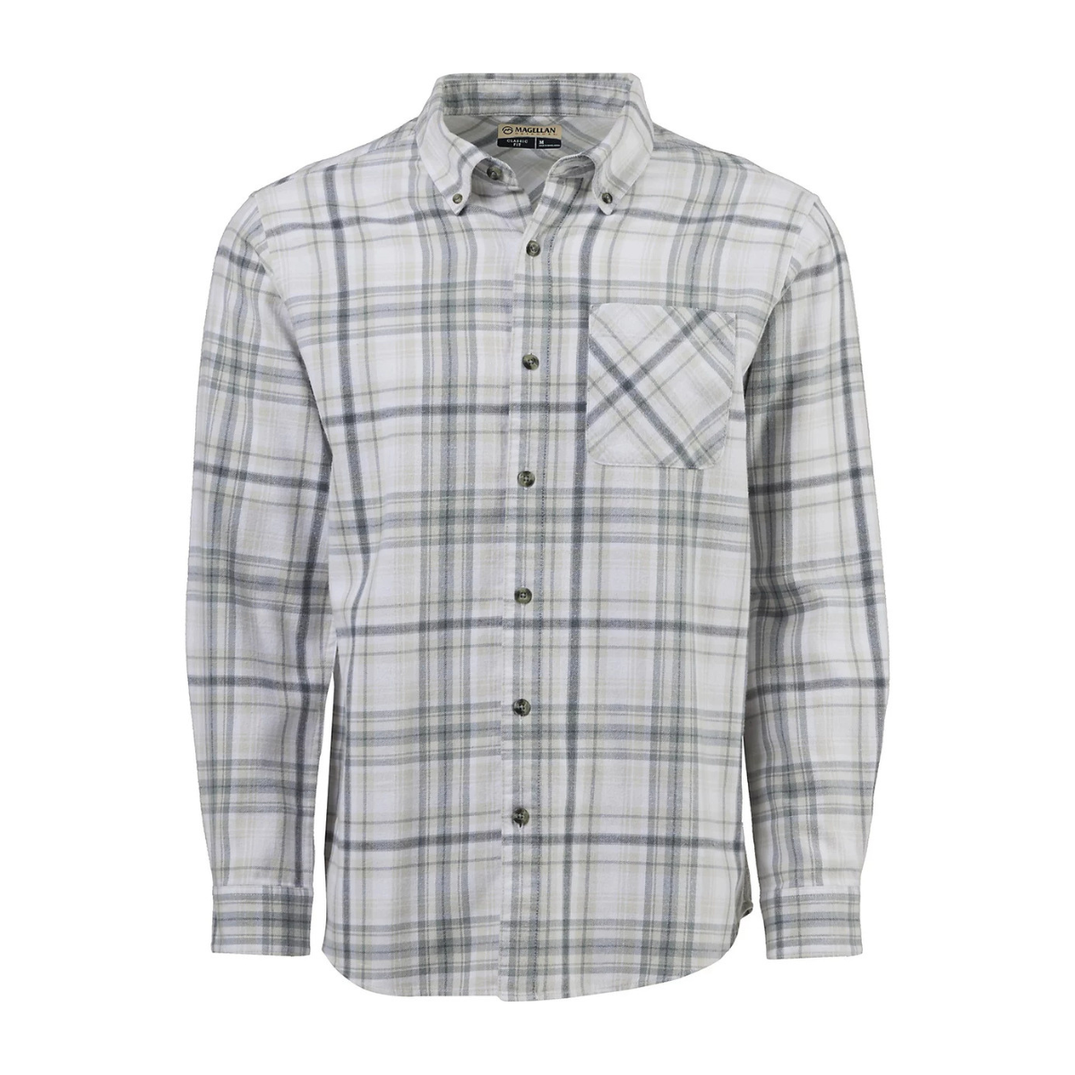Camisa Magellan De Franela 100% Original Manga Larga Hombre