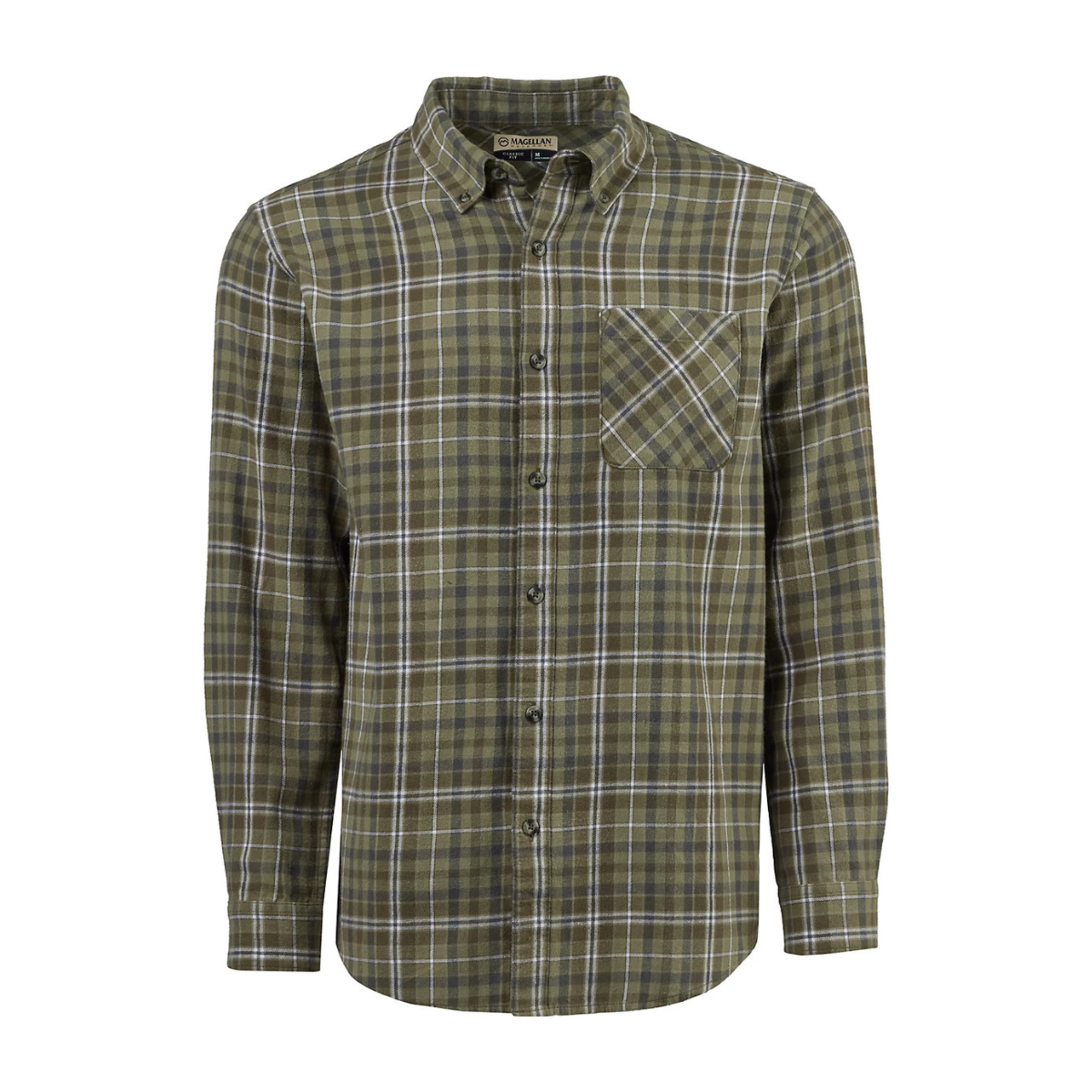 Camisa Magellan De Franela 100% Original Manga Larga Hombre