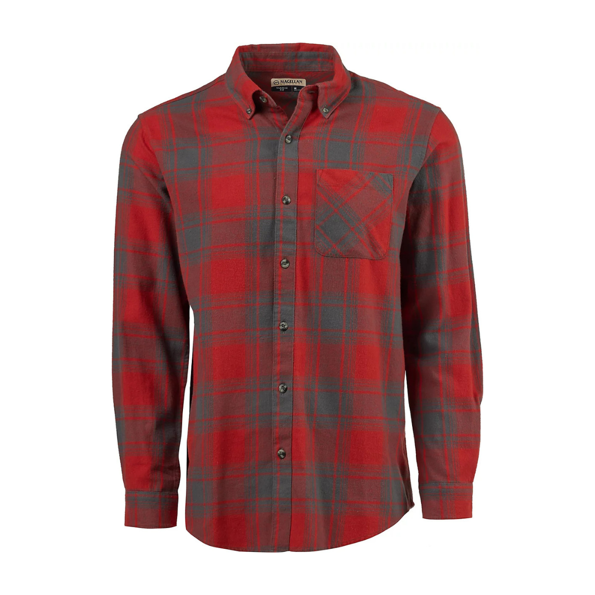Camisa Magellan De Franela 100% Original Manga Larga Hombre