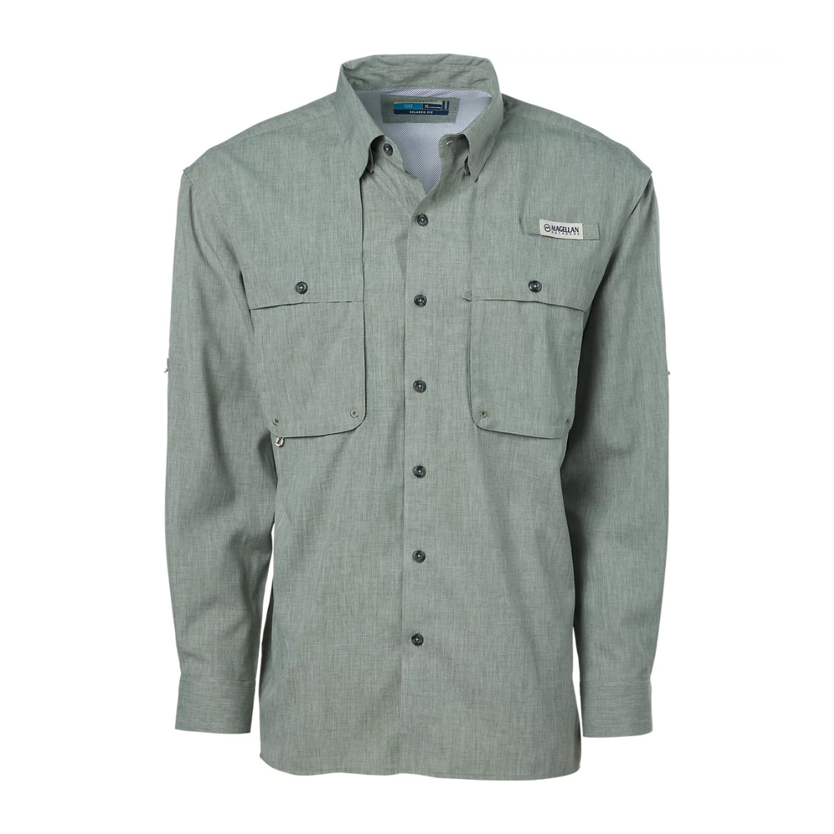 Camisa Magellan Aransas Pass Heather UPF 30 Manga Larga Hombre
