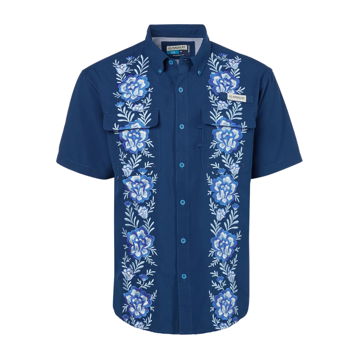 Camisa Magellan Talavera Y Flores UPF 25 Manga Corta Hombre