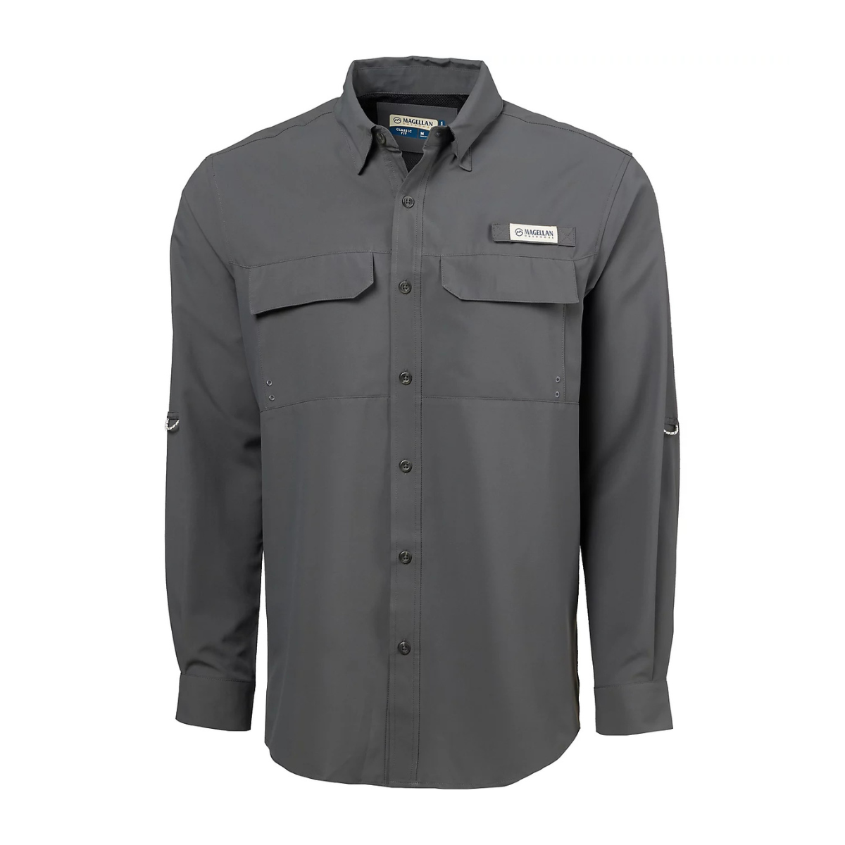 Camisa Magellan Barton Creek Solid Upf30+ Manga Larga Hombre