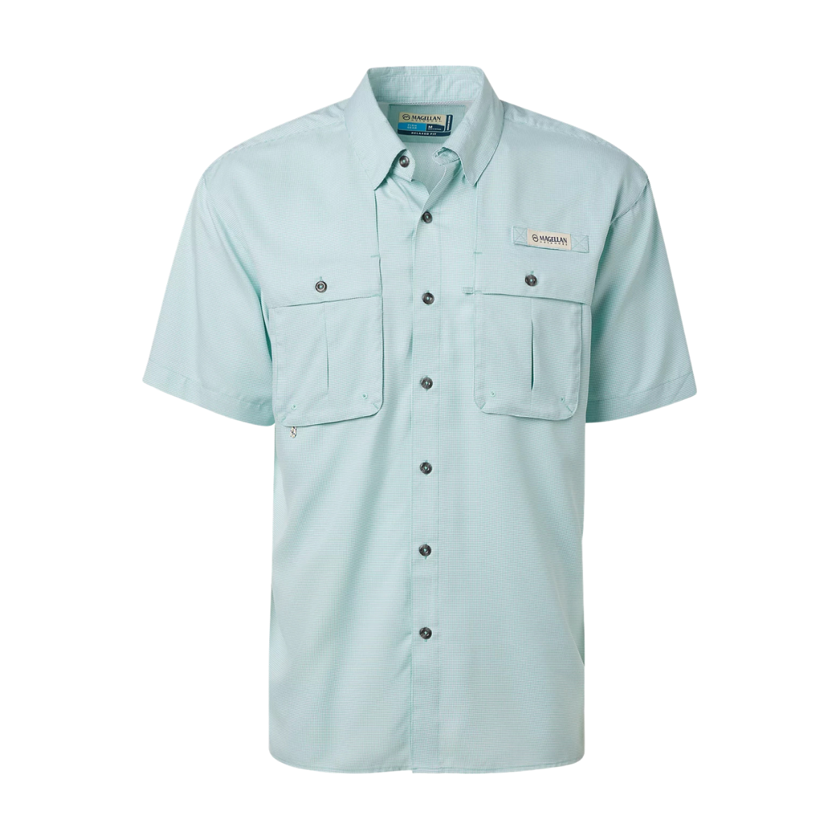 Camisa Magellan Aransas Pass Mini Check UPF 30 Manga Corta Hombre
