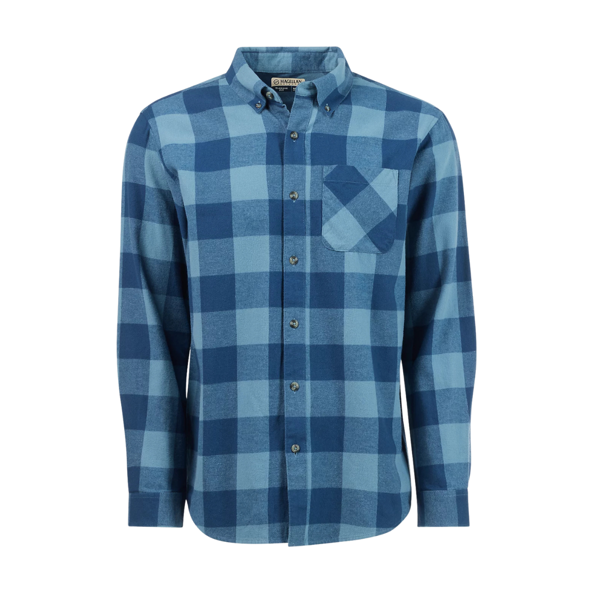 Camisa Magellan De Franela 100% Original Manga Larga Hombre