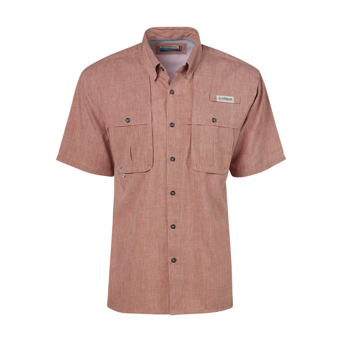 Camisa Magellan Aransas Pass Heather UPF 30 Manga Corta Hombre