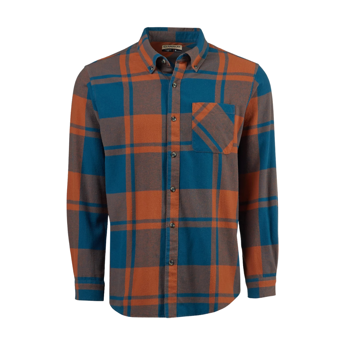 Camisa Magellan De Franela 100% Original Manga Larga Hombre