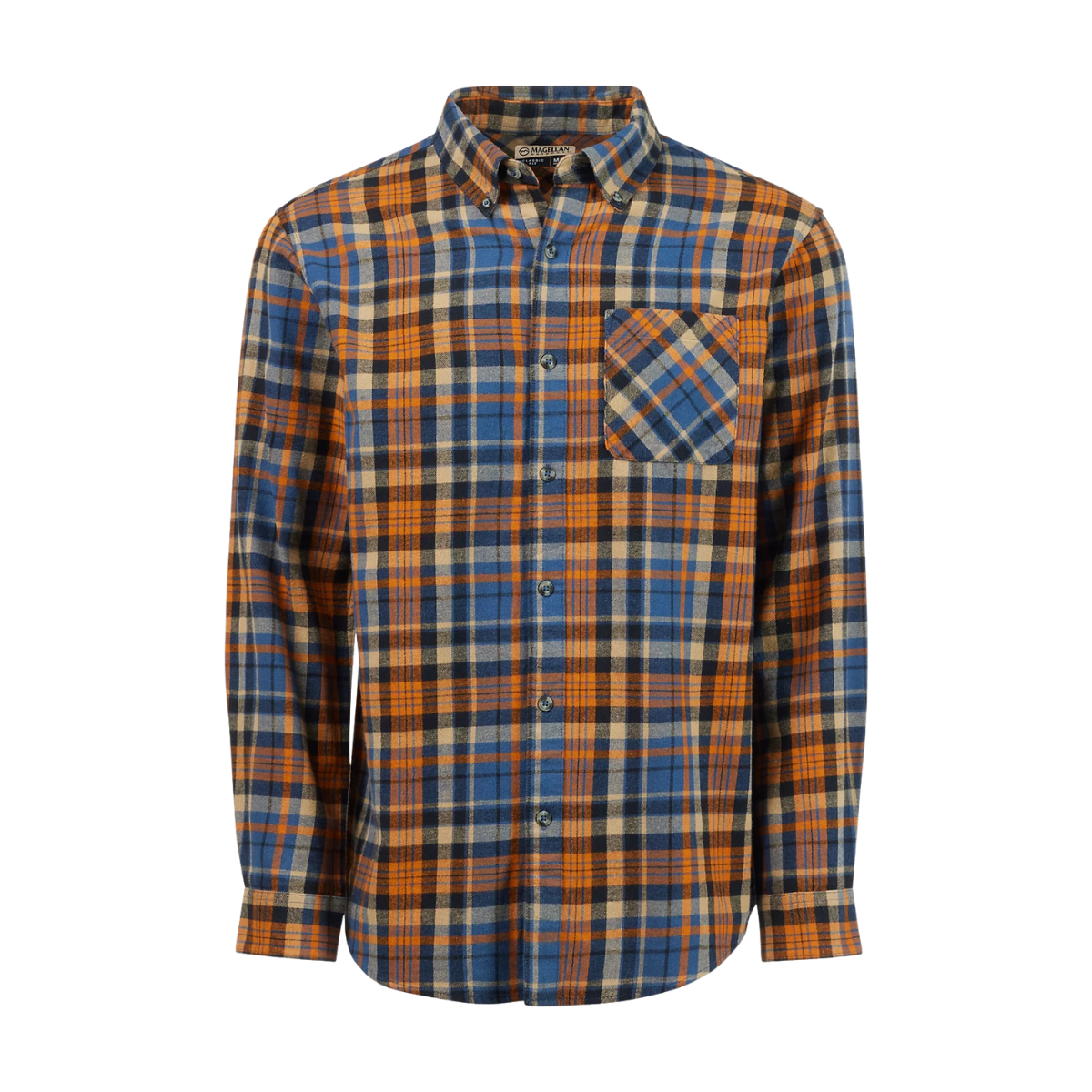 Camisa Magellan De Franela 100% Original Manga Larga Hombre