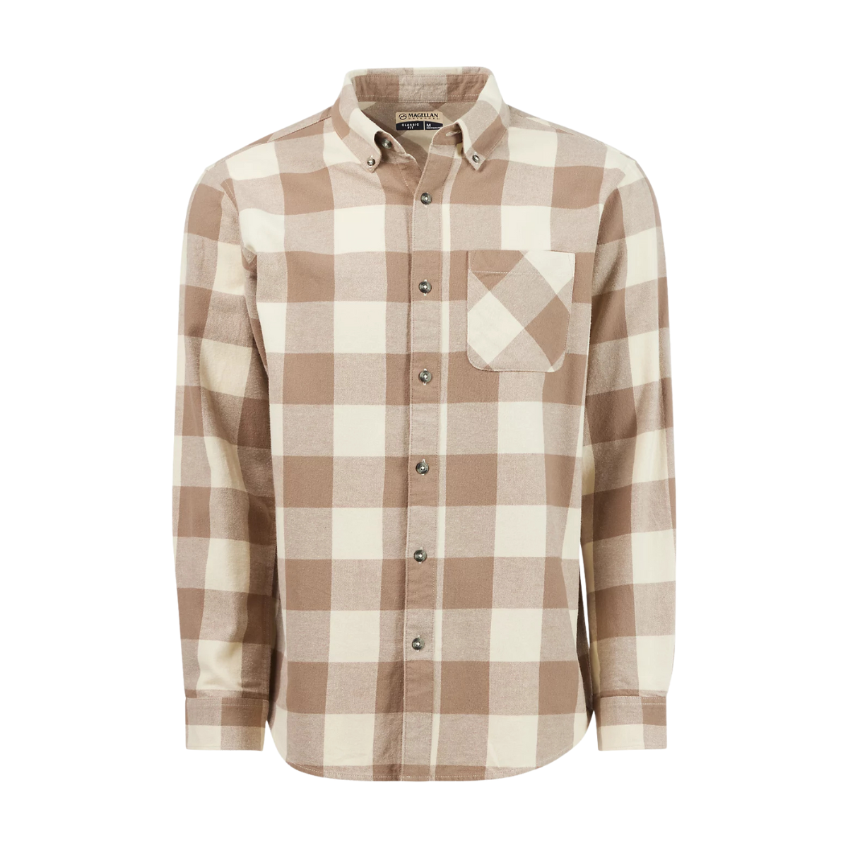 Camisa Magellan De Franela 100% Original Manga Larga Hombre