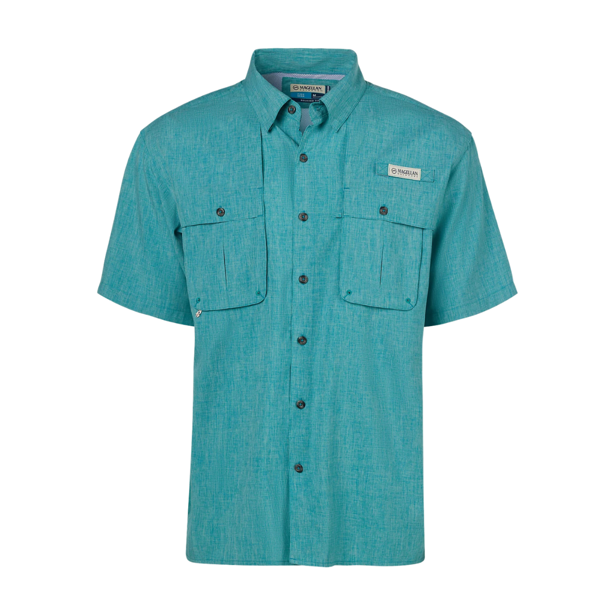 Camisa Magellan Aransas Pass Heather UPF 30 Manga Corta Hombre