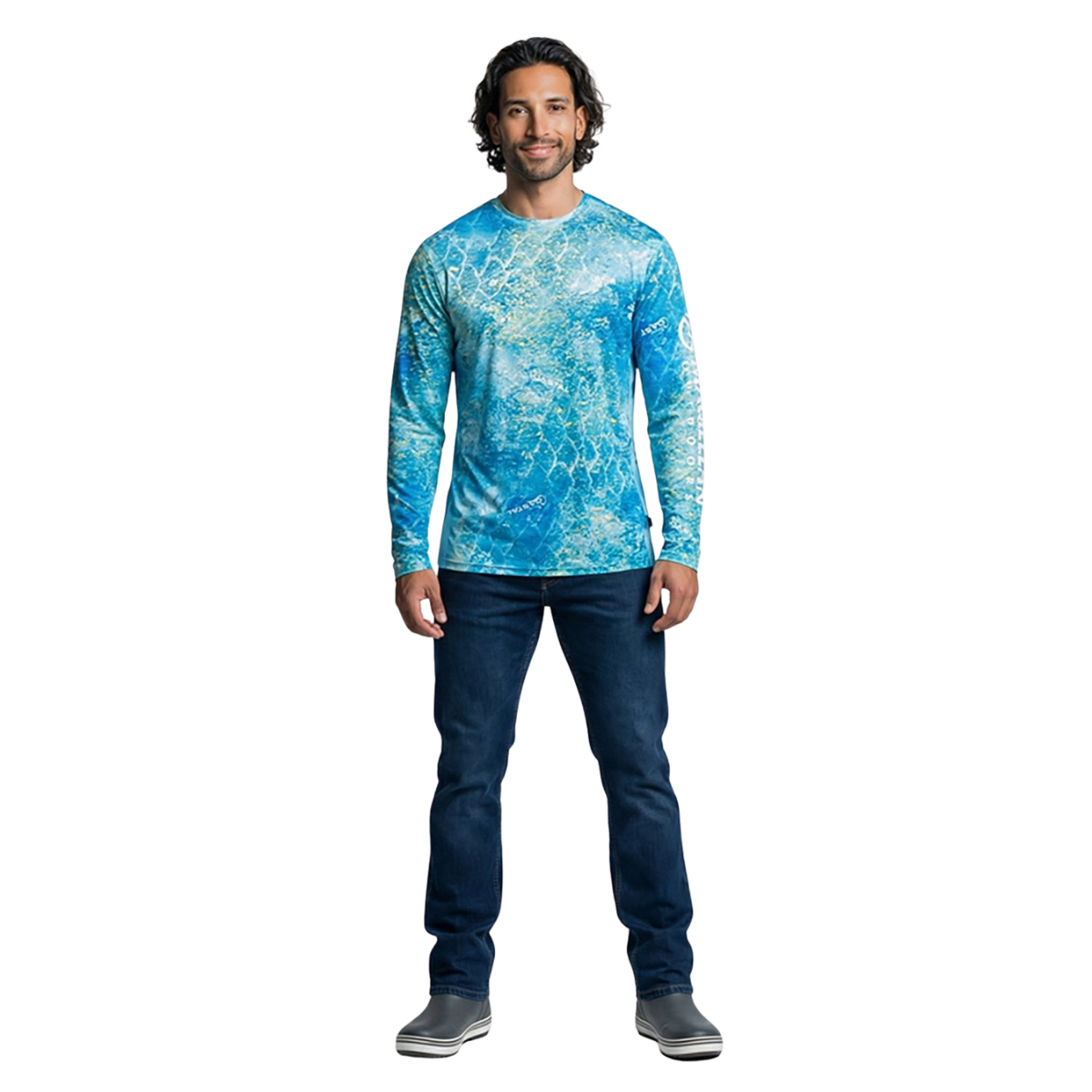 Playera Magellan Mossy Oak Coastal Upf 50 Manga Larga