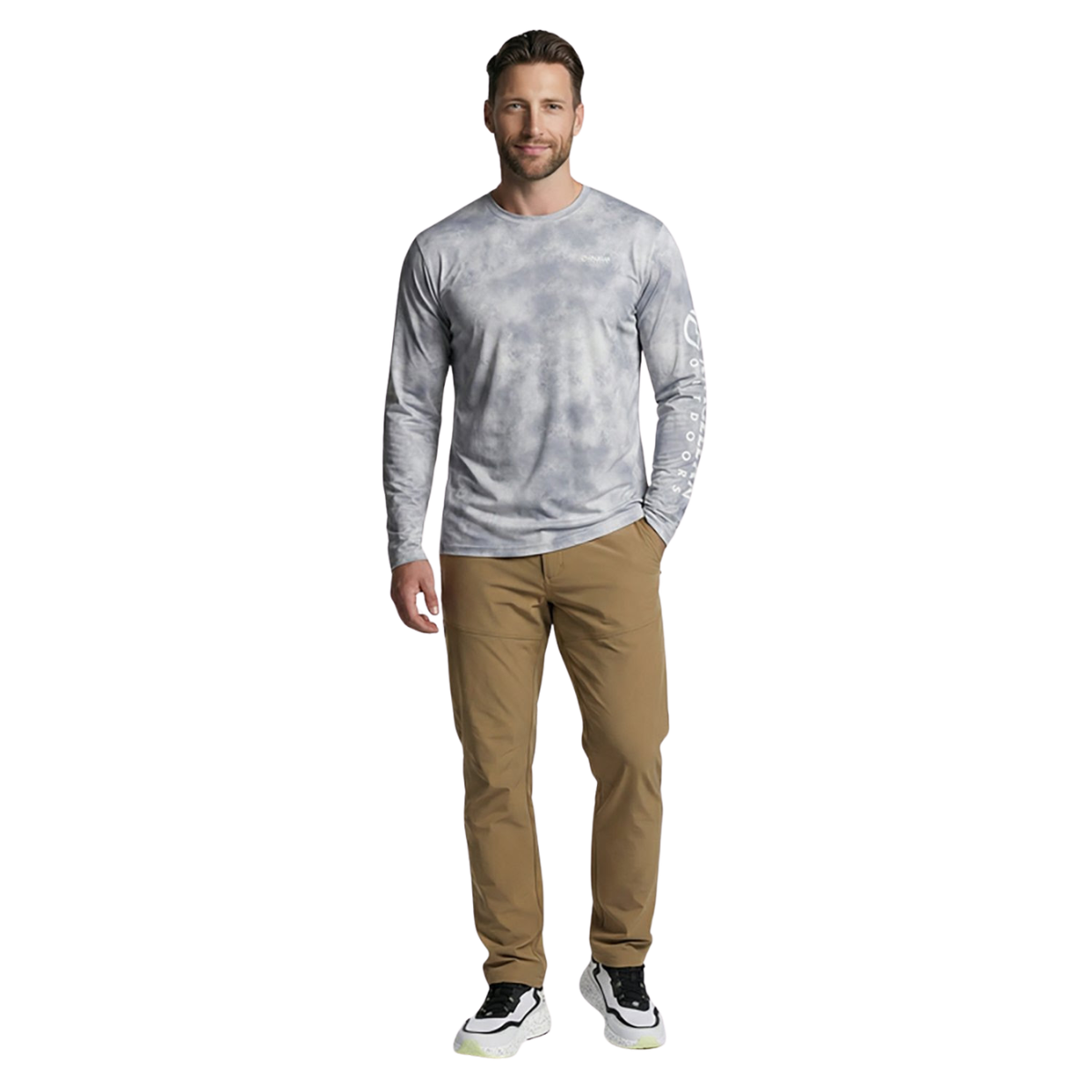 Playera Magellan Casting Crew Wash Upf 50 Manga Larga