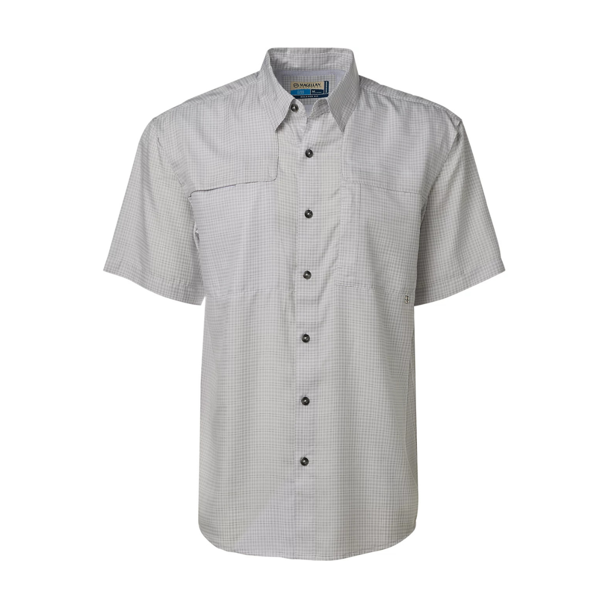 Camisa Magellan Aransas Pass Plaid UPF 50 Manga Corta
