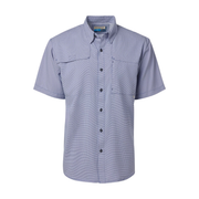 Camisa Magellan Aransas Pass Mini Check Hombre UPF30+ Manga Corta