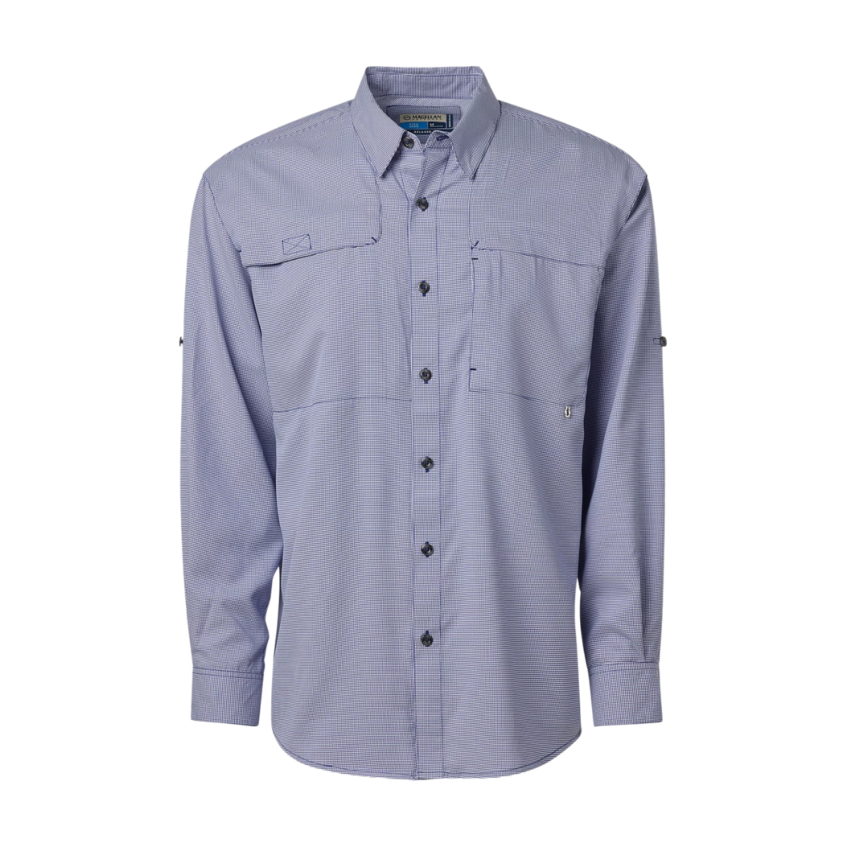 Camisa Magellan Aransas Pass Mini Check UPF 30 Hombre Manga Larga