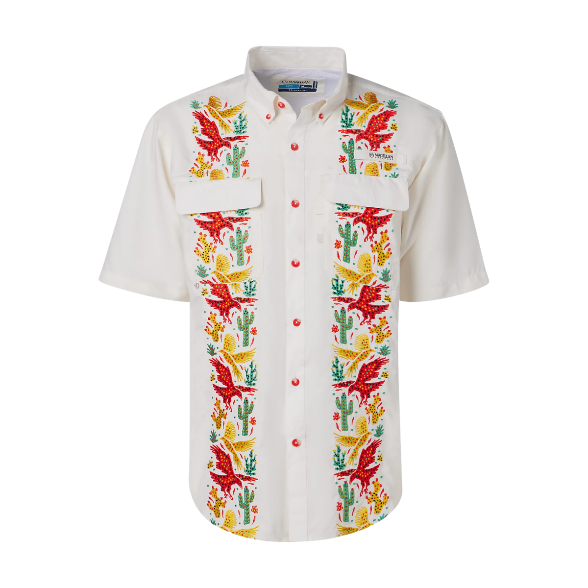 Camisa Magellan Talavera Y Flores UPF 25 Hombre Manga Corta