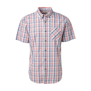 Camisa Magellan Summerville Plaid Manga Corta Hombre